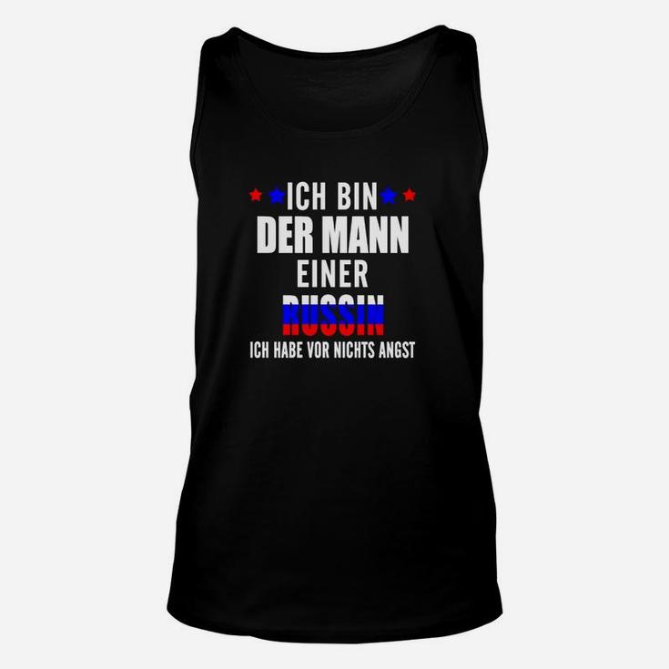 Humorvolles Herren Unisex TankTop Mann einer Russin mit witzigem Spruch