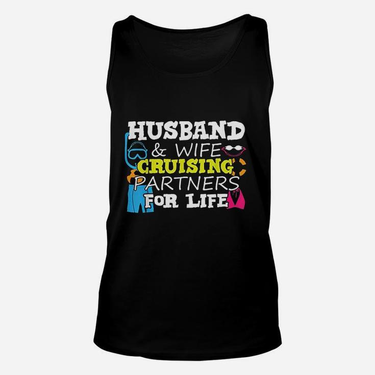 Husband And Wife Cruising Partners For Life Vacation Unisex Tank Top