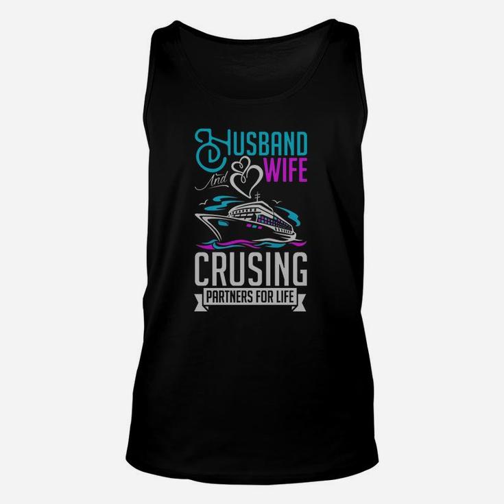 Husband And Wife Shirt Cruising Shirt Partner For Life Unisex Tank Top