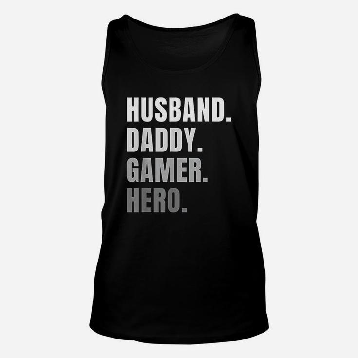 Husband Dad Father Gamer Gaming Unisex Tank Top