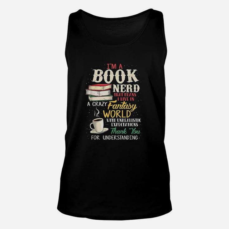 I Am A Book Nerd Book Lover Unisex Tank Top