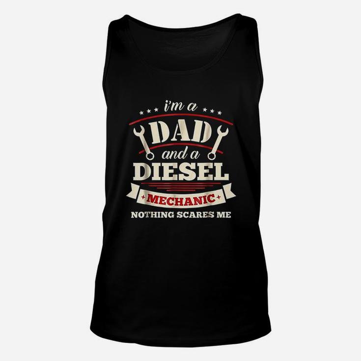 I Am A Dad And Mechanic Funny Father Mechanic Unisex Tank Top