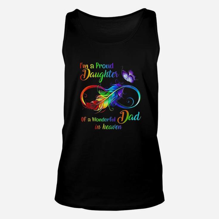 I Am A Proud Daughter Of A Wonderful Dad In Heaven Unisex Tank Top