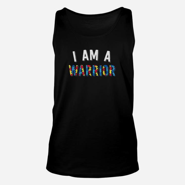 I Am A Warrior Family Puzzle Unisex Tank Top