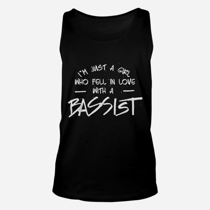 I Am Just A Girl Who Fell In Love With A Bassist Bass Guitar Unisex Tank Top