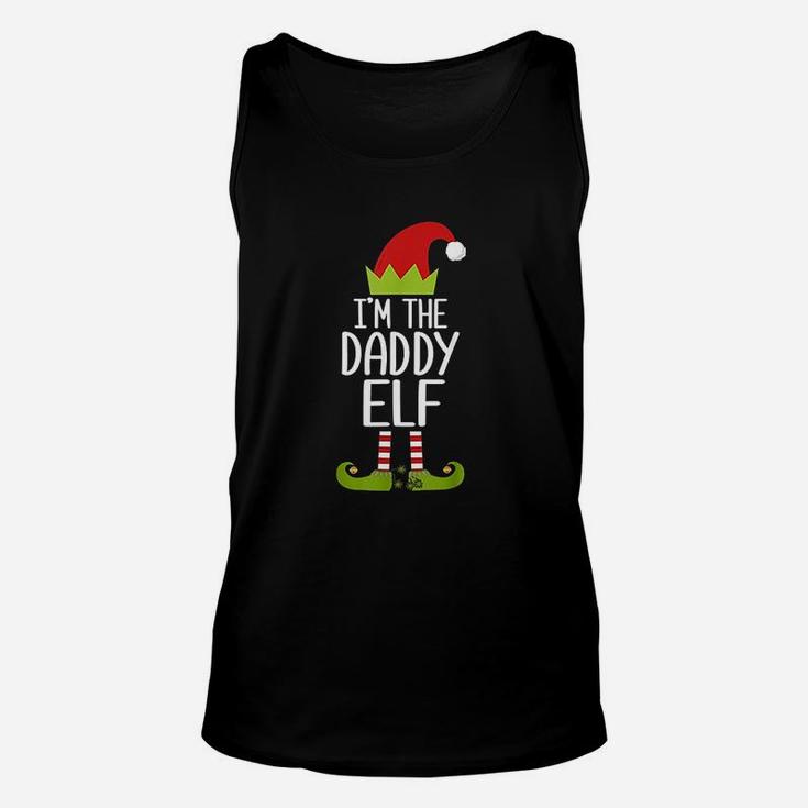 I Am The Daddy Elf Matching Christmas Family Unisex Tank Top