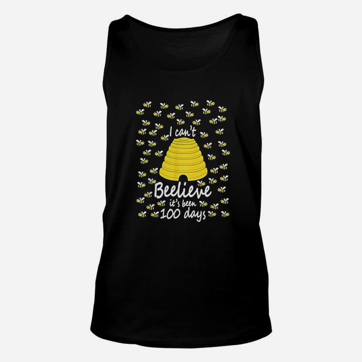 I Cant Beelieve It Is 100 Days 100 Days Of School Unisex Tank Top