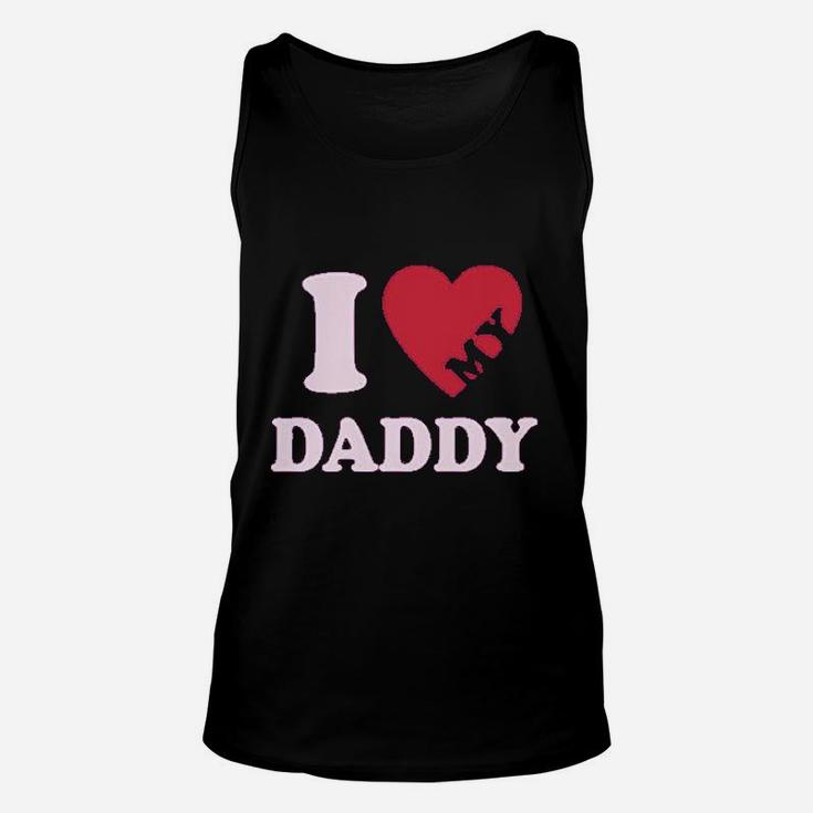 I Heart Love My Daddy Unisex Tank Top