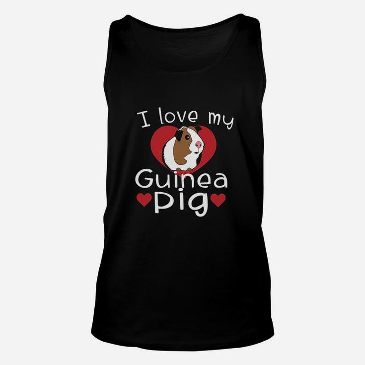 I Love My Guinea Pig Cute Guinea Pig Lovers Unisex Tank Top
