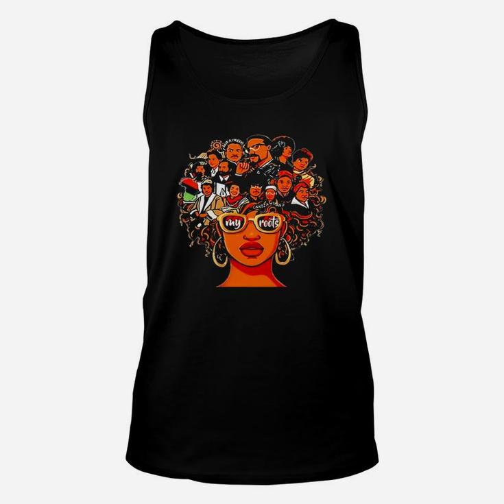 I Love My Roots T-shirt - Black History Month Black Women B079z29cpf 1 Unisex Tank Top