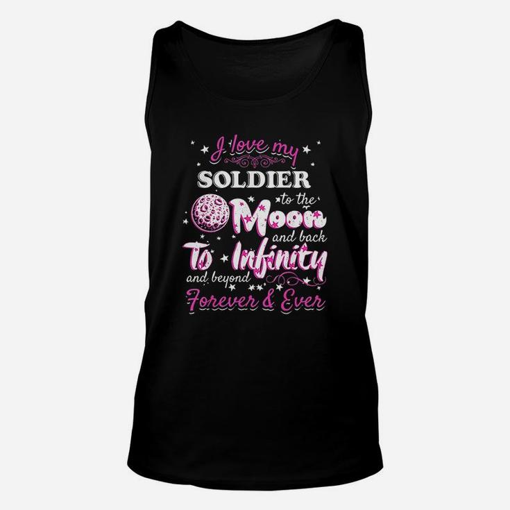 I Love My Soldier Army Wife Unisex Tank Top