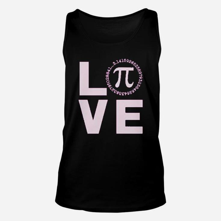 I Love Pi Happy Pi Day Geeky Math Celebration Unisex Tank Top