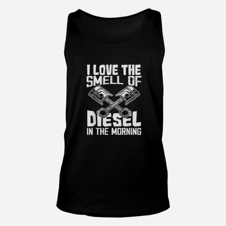 I Love The Smell In The Morning Funny Truck Driver Unisex Tank Top