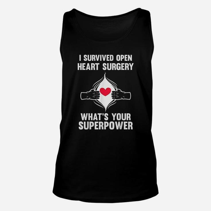 I Survived Open Heart Surgery Open Heart Surgery Unisex Tank Top