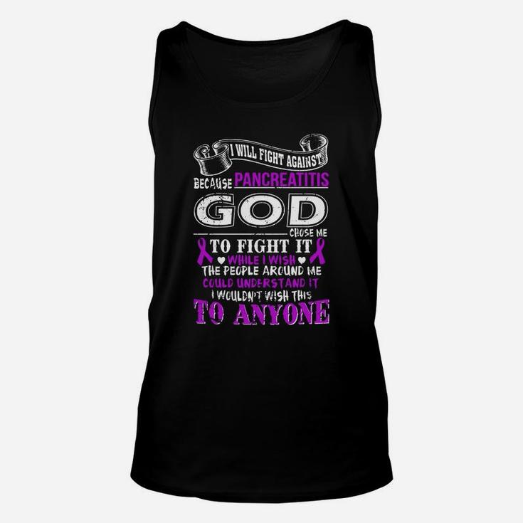 I Will Fight Against Pancreatitis T Shirt Unisex Tank Top