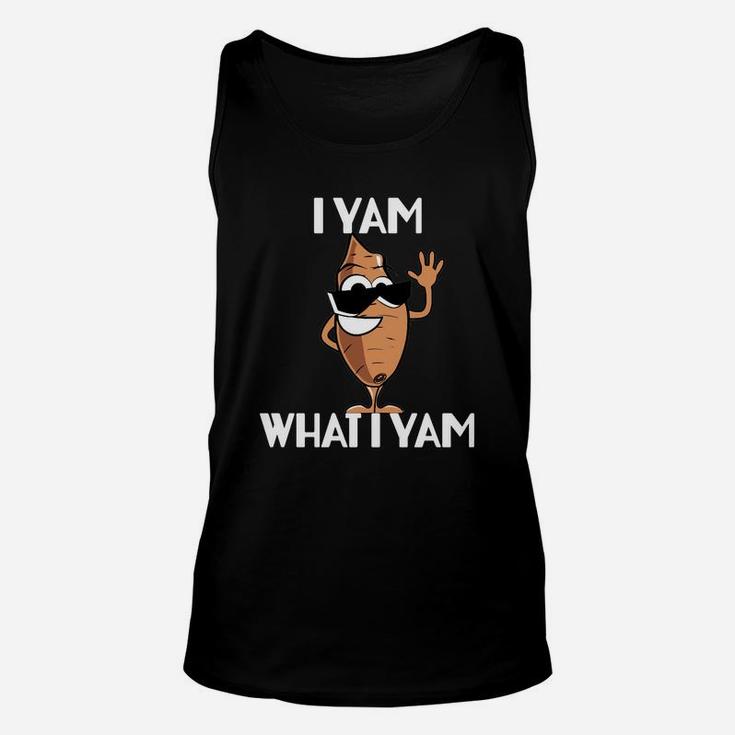 I Yam What I Yam T-shirt - Sweet Potato Thanksgiving Shirt Unisex Tank Top