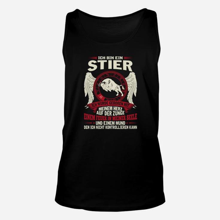 Ich Bin Ein Stier Unisex TankTop, Sternzeichen Design für Herren