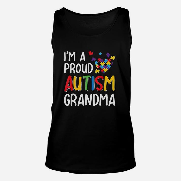 Im A Proud Autism Grandma Autism Awareness Unisex Tank Top