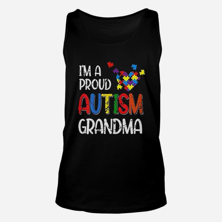 Im A Proud Autism Grandma Autism Awareness Unisex Tank Top