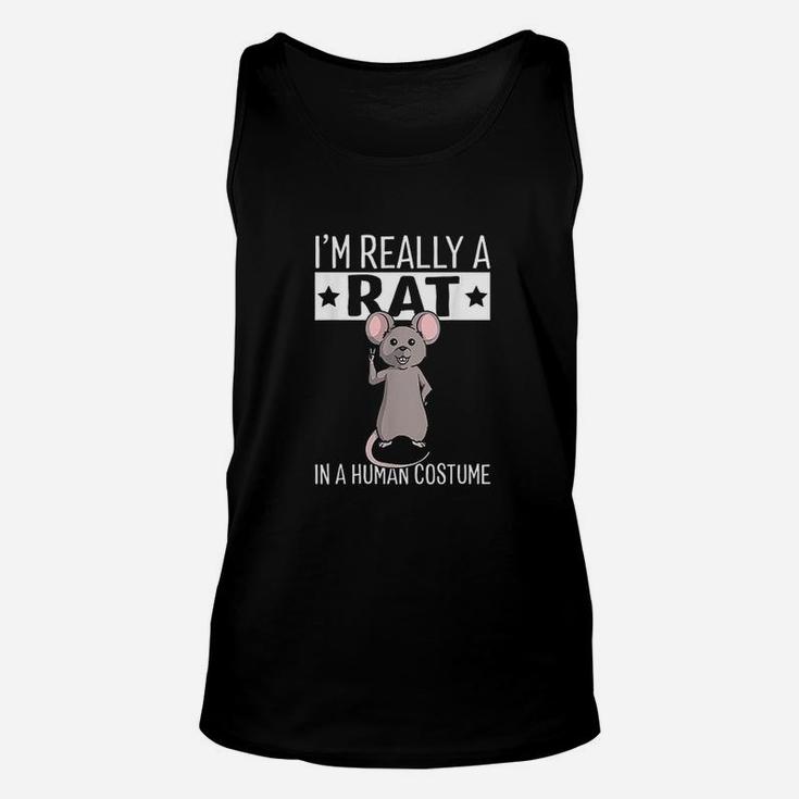 Im Really A Rat In A Human Costume Halloween Funny Unisex Tank Top