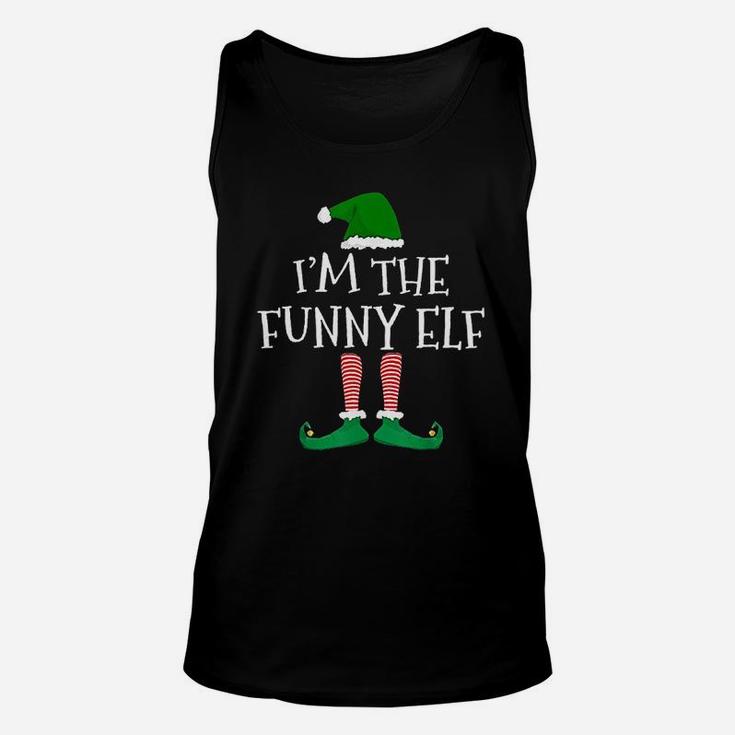I'm The Funny Elf Matching Family Christmas Unisex Tank Top