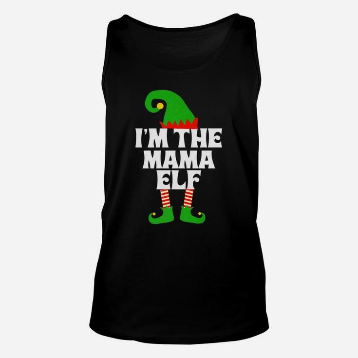 Im The Mama Elf Matching Family Group Christmas Unisex Tank Top