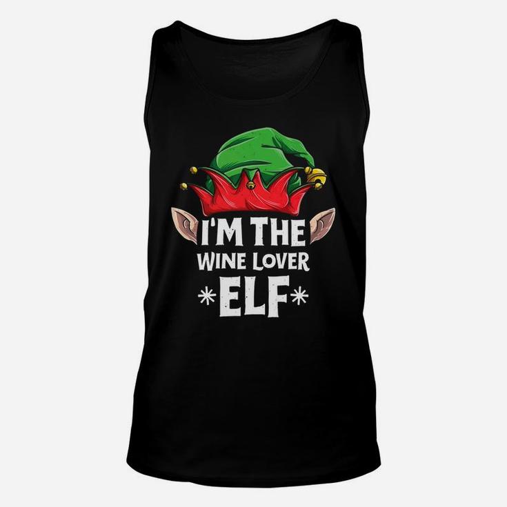 Im The Wine Lover Elf Christmas Family Matching Tee Unisex Tank Top