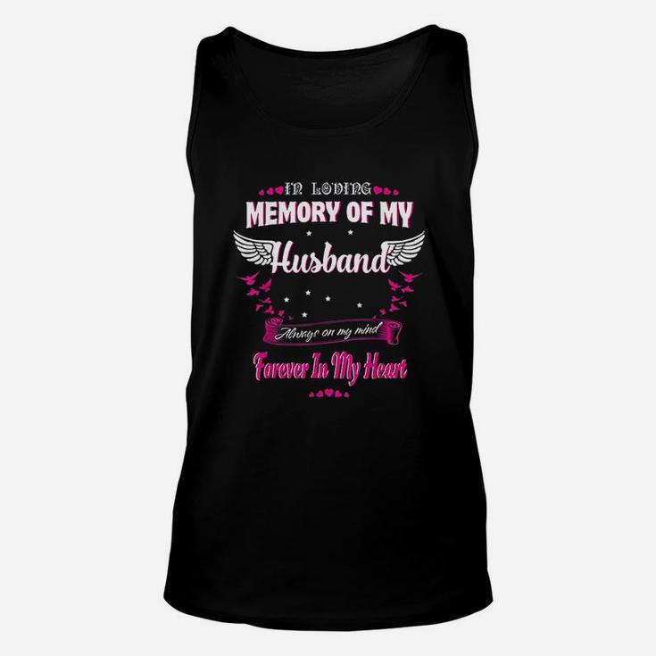In Loving Memory Of My Husband Forever In My Heart Unisex Tank Top