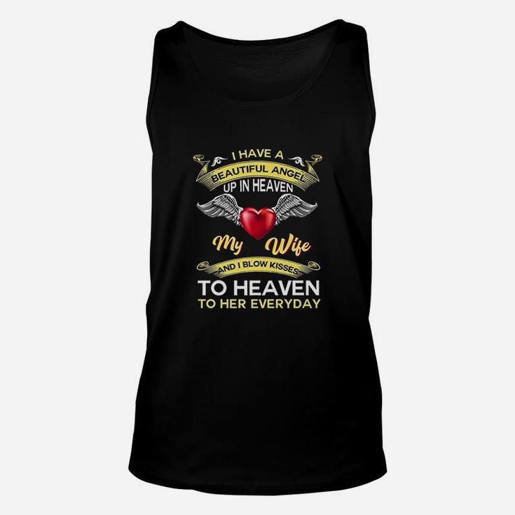In Memorial Wife Every Day In Heaven For Husband Loss Wive Unisex Tank Top