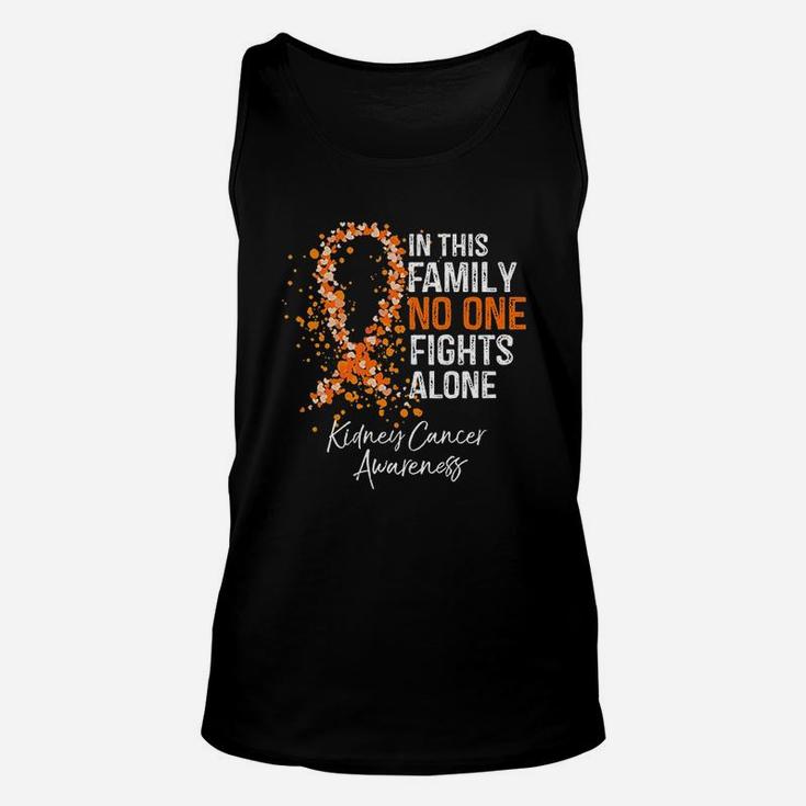 In This Family No One Fights Alone Kidney Unisex Tank Top