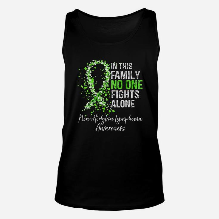 In This Family No One Fights Alone Lymphoma Unisex Tank Top