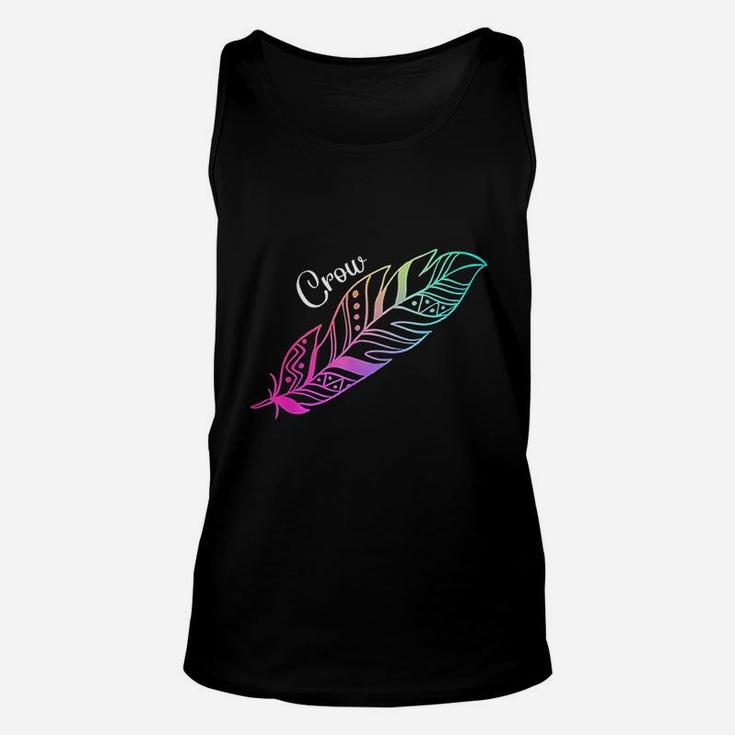 Indigenous Feather Native American Crow Tribe Unisex Tank Top
