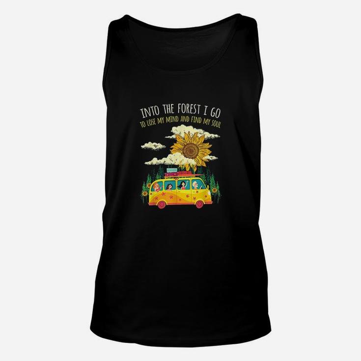 Into The Forest I Go Hippie Peace Vintage Costume Hippy Gift Unisex Tank Top