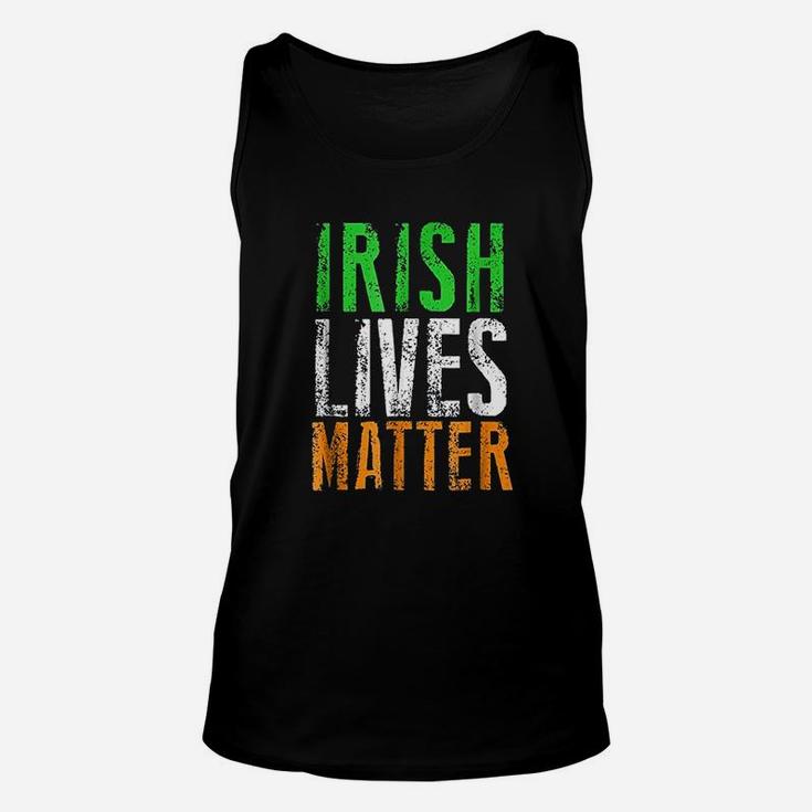 Irish Lives Matter Ireland Pride Flag Tricolour Unisex Tank Top