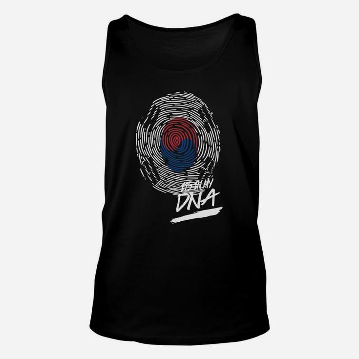 It Is In My Dna South Korea Baby Proud Country Flag Unisex Tank Top