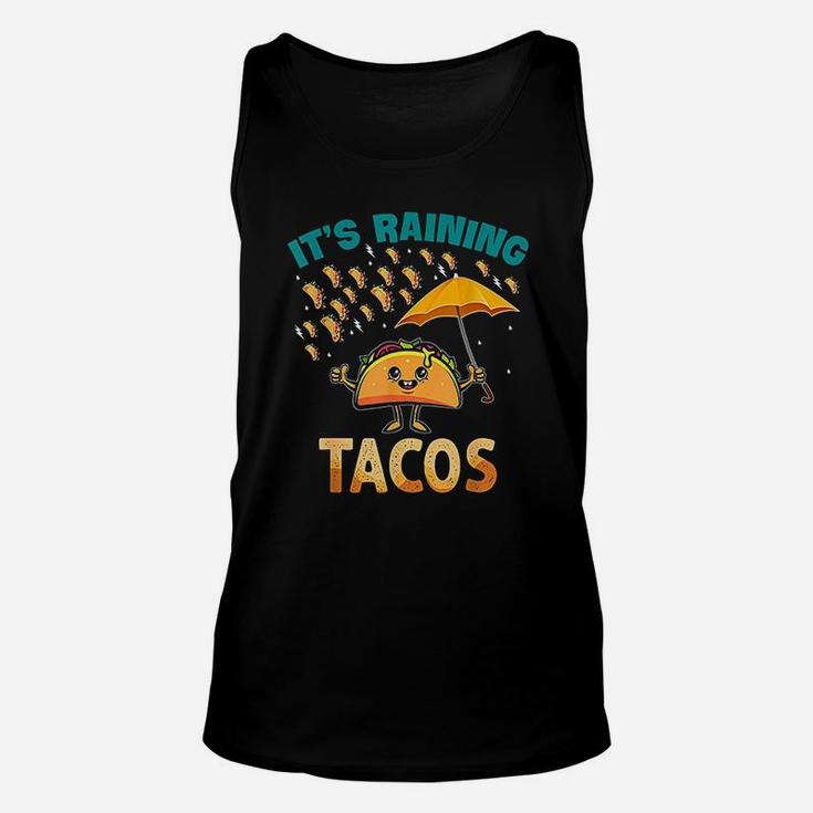 It Is Raining Tacos Funny Taco Kids Girls Boys Gift Unisex Tank Top