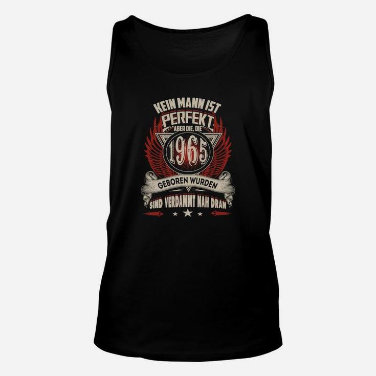 Jahrgang 1965 Unisex TankTop, Kein Mann ist Perfekt - Retro Design