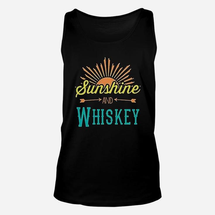 July 4th Sunshine And Whiskey Sleeveless Athletic Unisex Tank Top