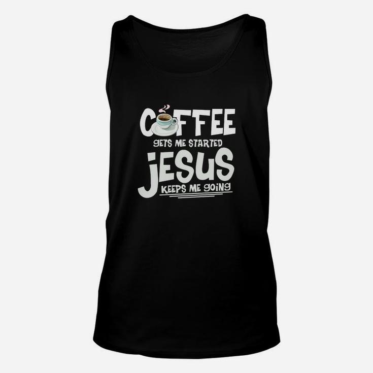 Kaffee Und Jesus Christliche Lustig TankTop