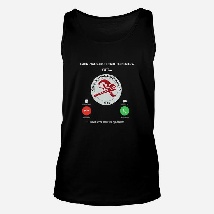 Karnevalsverein Unisex TankTop mit Rufsignal, Lustiges Motiv