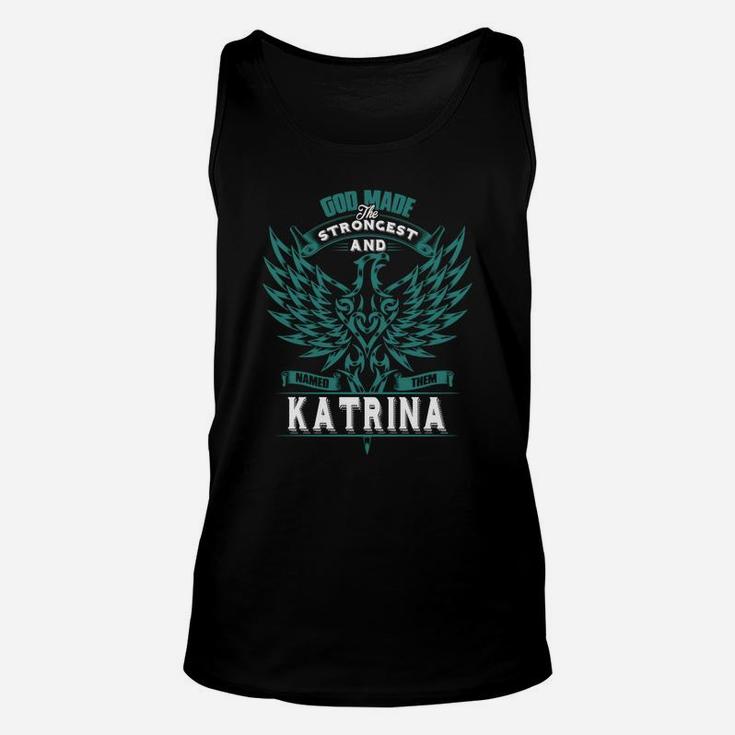 Katrina Shirt, Katrina Family Name, Katrina Funny Name Gifts T Shirt Unisex Tank Top