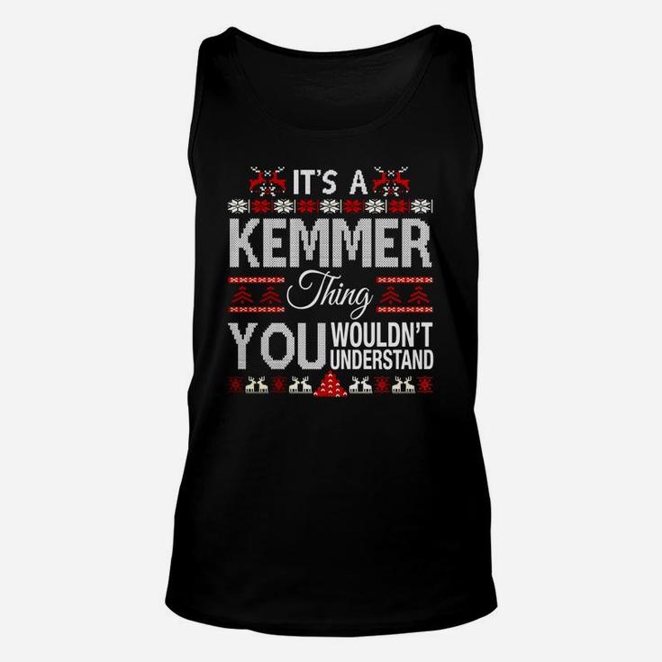 Kemmer Name Shirt, Kemmer Funny Name, Kemmer Family Name Gifts T Shirt Unisex Tank Top