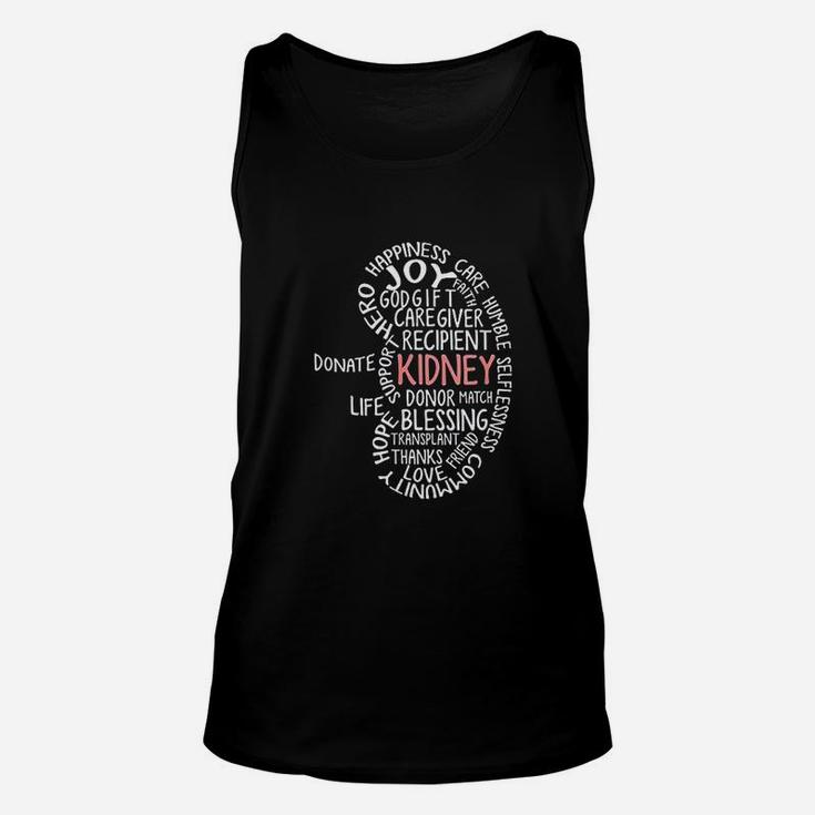 Kidney Transplant Donor Donate Surgery Recovery Gifts Unisex Tank Top