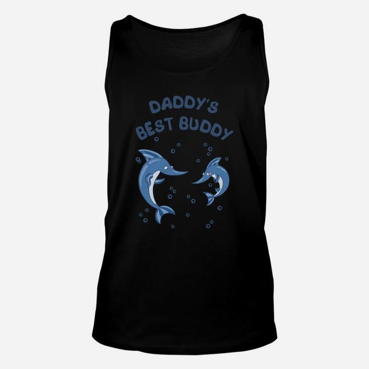 Kids Cute Boys Daddys Best Buddy Kids Shirt Unisex Tank Top