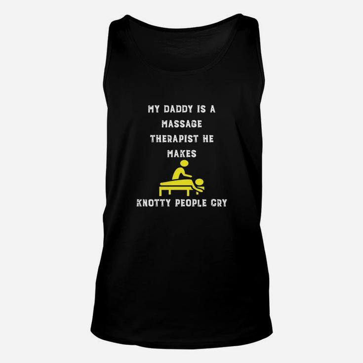 Kids My Daddy Is A Massage Therapist Gif Unisex Tank Top