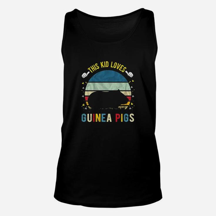 Kids This Kid Loves Guinea Pigs Boys And Girls Guinea Pig Gift Unisex Tank Top