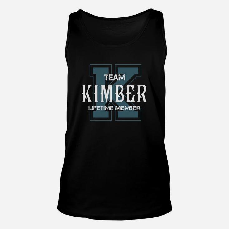 Kimber Shirts - Team Kimber Lifetime Member Name Shirts Unisex Tank Top