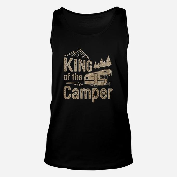 King Of The Camper Nature Lover And Camping Travel Trailer Unisex Tank Top