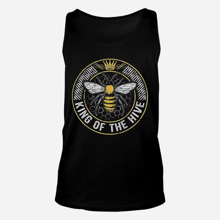 King Of The Hive Beekeeper Bee Lover Honey Gift Unisex Tank Top