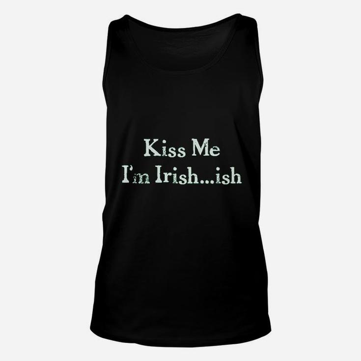 Kiss Me I Am Irish Funny Saint Patricks Day Unisex Tank Top